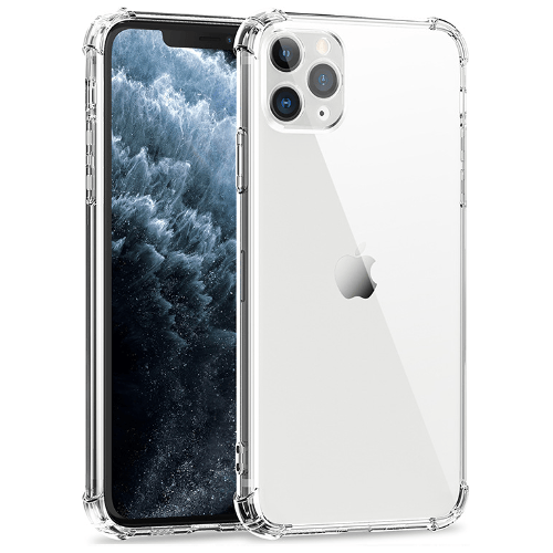 ShieldCase Shock case met camera protectie TPU geschikt voor Apple iPhone 12 - 6.1 inch - transparant