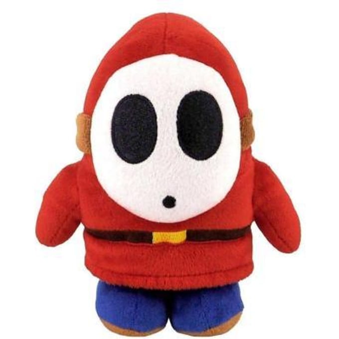 Super Mario Bros Nintendo Together- Peluche Mario - Shy Guy 17 cm