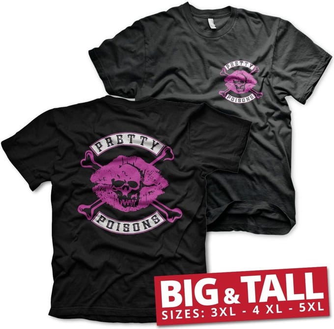 Riverdale Pretty Poison's Big & Tall T-shirt, zwart