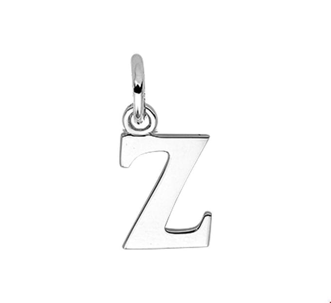 Zilver Gerhodineerde Hanger letter Z 1319097