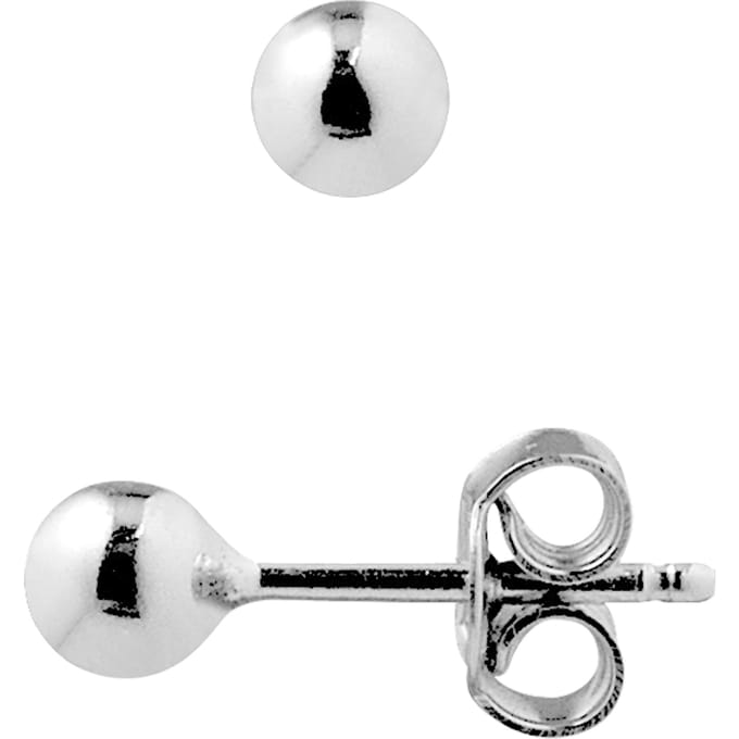 925 zilveren bal nagels 3 mm - eenvoud 3