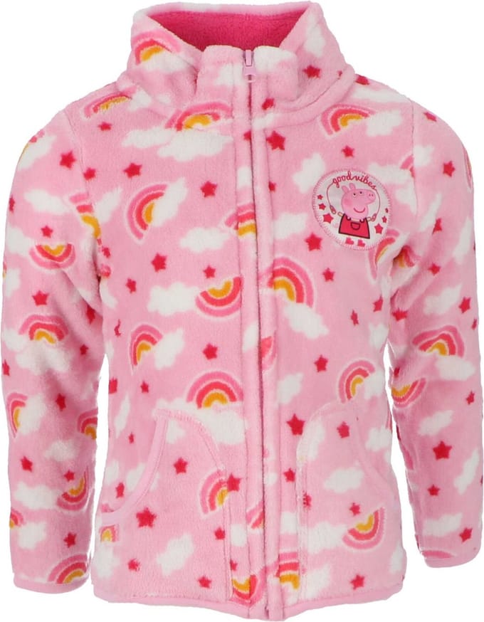 Peppa Pig Fleece Vest - Maat 110/116 - Roze