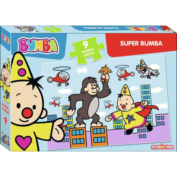 Studio 100 Bumba puzzel: Super Bumba 9st Kinderpuzzels