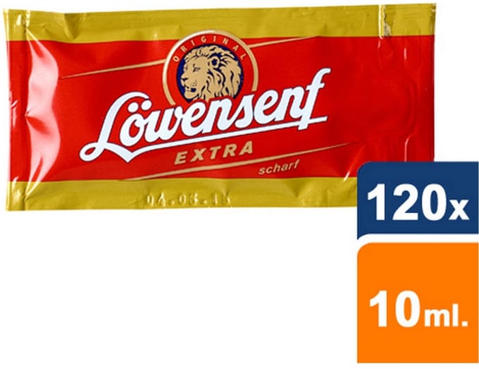 Lowensenf | Mosterd Extra Scherp | 120 x 10 ml