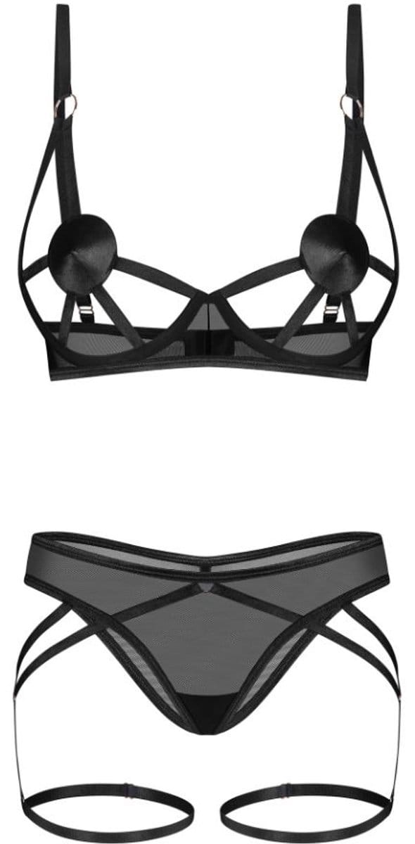 Obsessive – Euridia 2-delige Set – Zwart