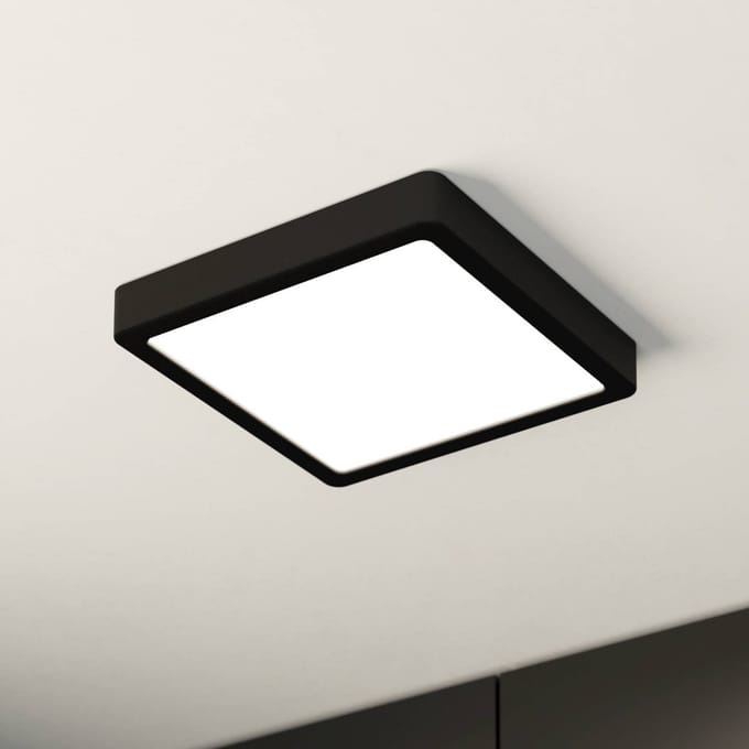 EGLO Fueva 5 Opbouwlamp - LED - 21 cm - Zwart/Wit - Dimbaar