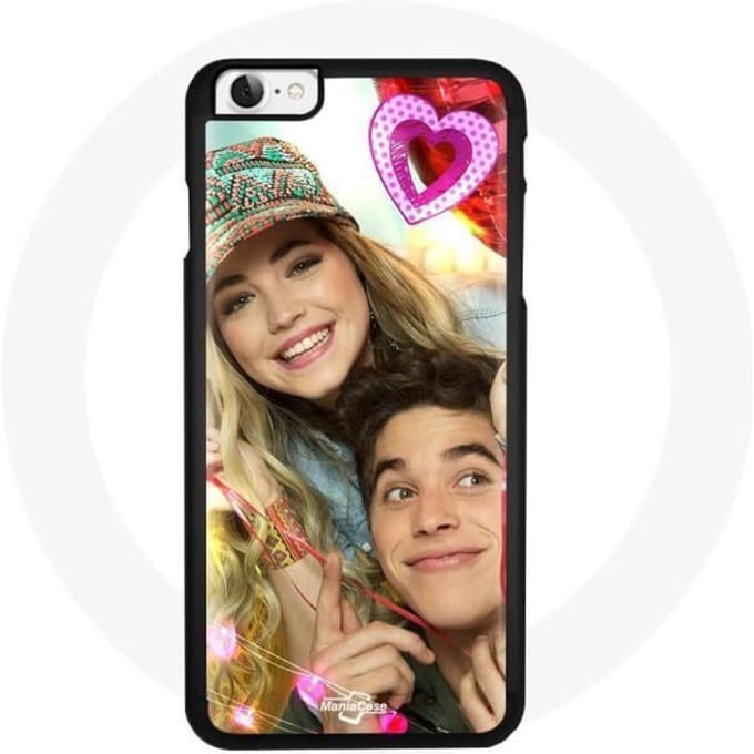 Coque - Maniacase - Iphone 6 - Poursuis Tes Rêves - Silicone - Souple noir