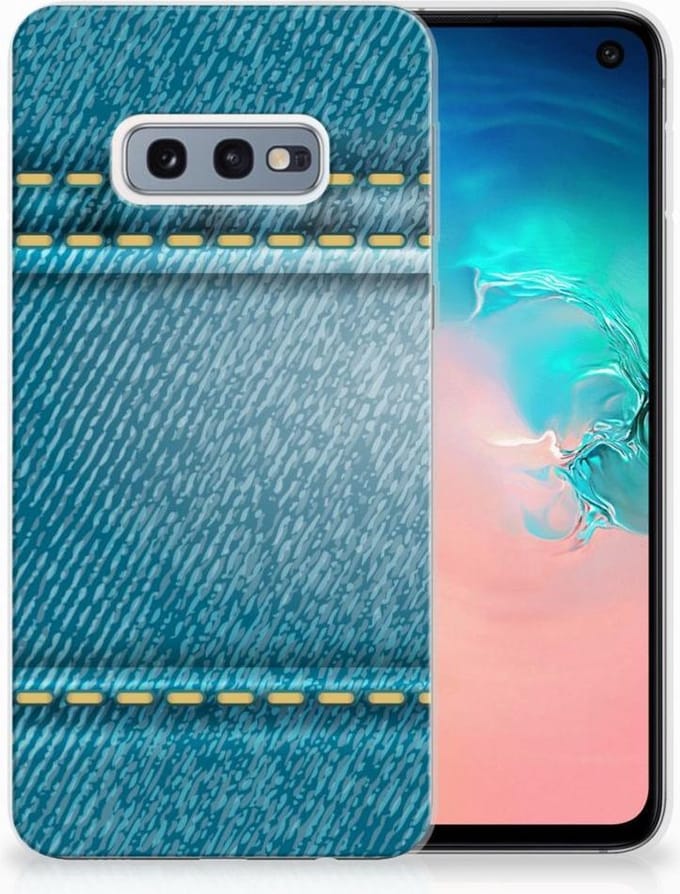 Samsung Galaxy S10e Silicone Back Cover Jeans