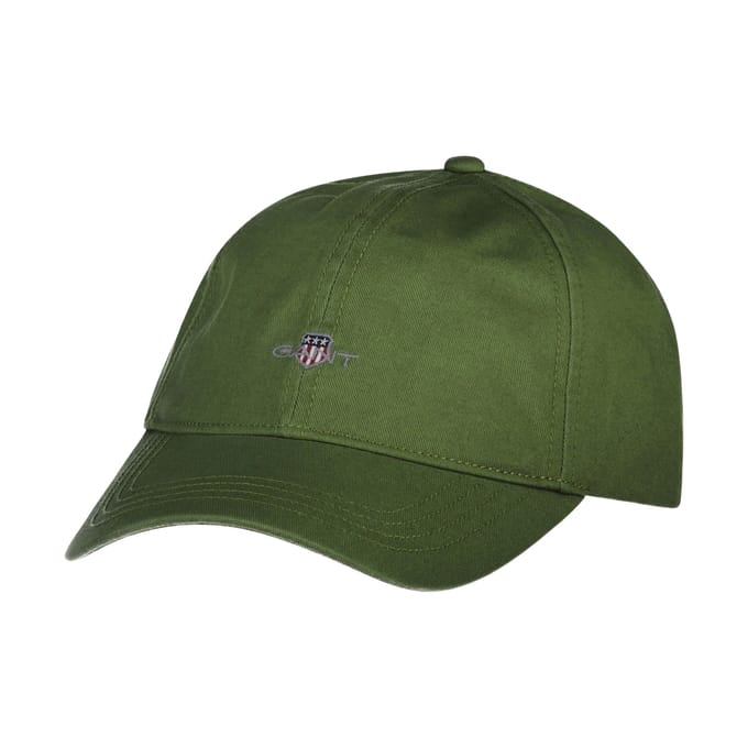 Gant Cap Small Shield Cotton Twill Herb Green / male