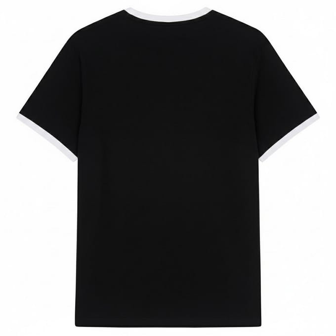 Lyle & Scott Heren Ringer T-Shirt (Zwart)