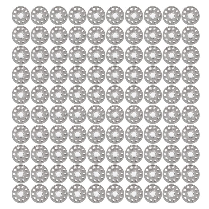 100 Pièces Bobines de Machine à Coudre Ménagère Électrique Universelle Pièces de Rechange gray
