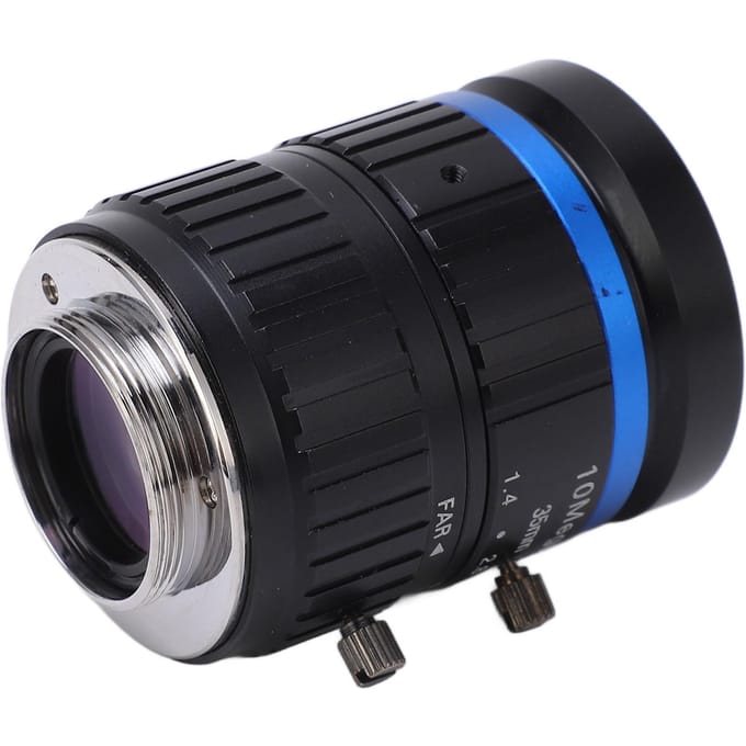 1in C Mount Lens Hoge Definitie 10 Megapixel Handmatige Iris Lens 35mm Brandpuntsafstand voor Industriële Camera black