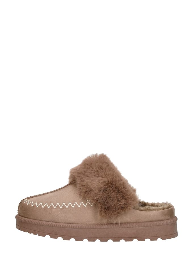 SUB55 Home Collection Pantoffels Open Pantoffels Open - taupe - Maat 37