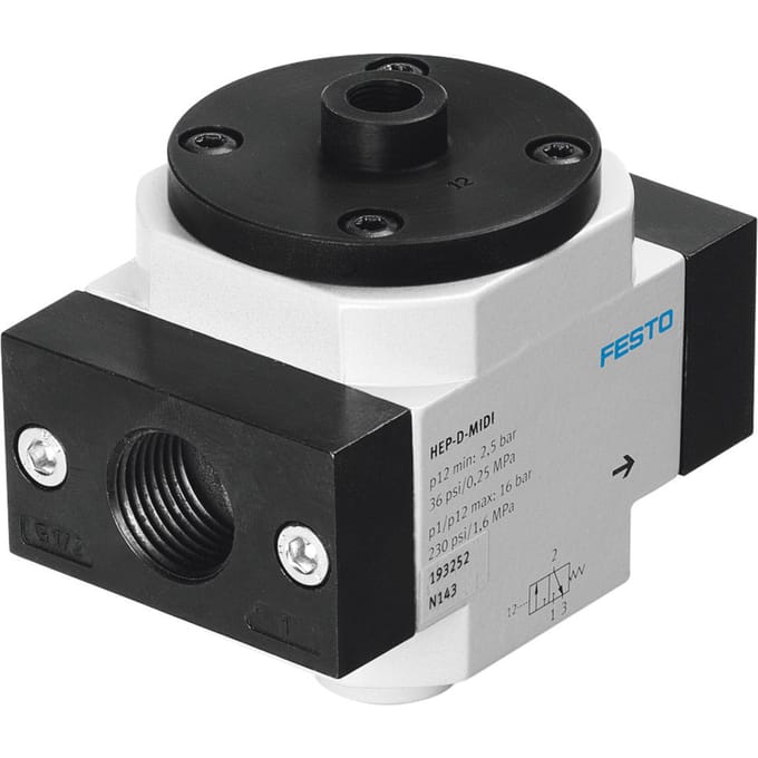 FESTO Inschakelventiel 0-16bar Mini - 193242 - P2YHF