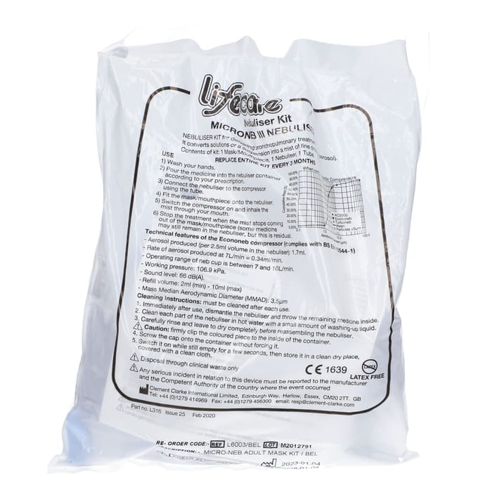 Lifecare Verstuifset Volwassen Met Masker 1