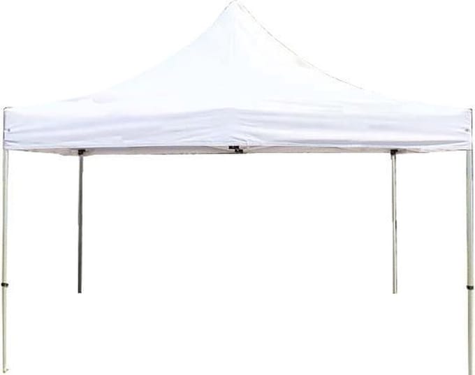 4x4 m Easy Up partytent Vouwpaviljoen, PROFESSIONAL alu 40mm, wit