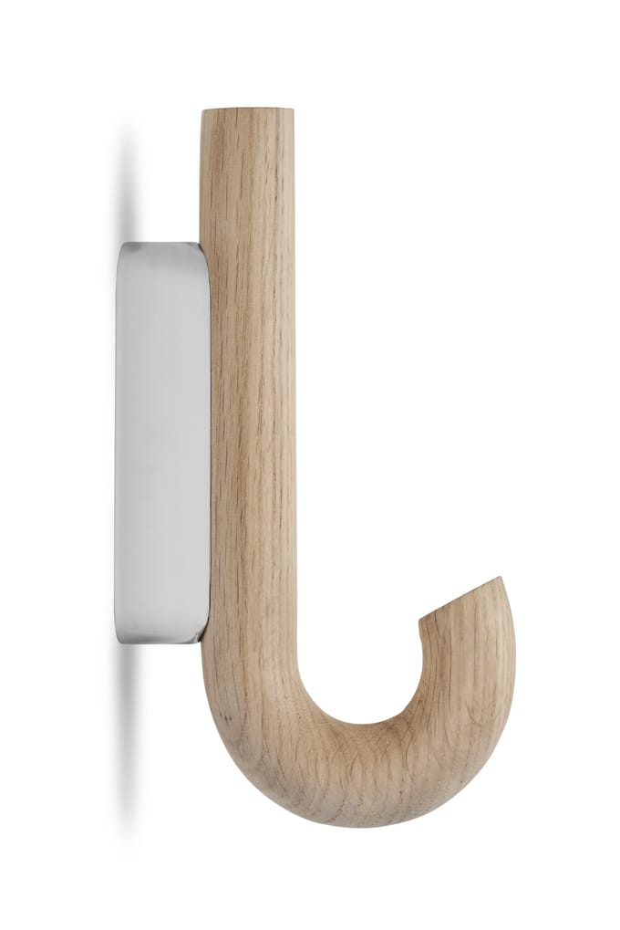 Gejst Hook Mini wandhaak - chroom - Eiken