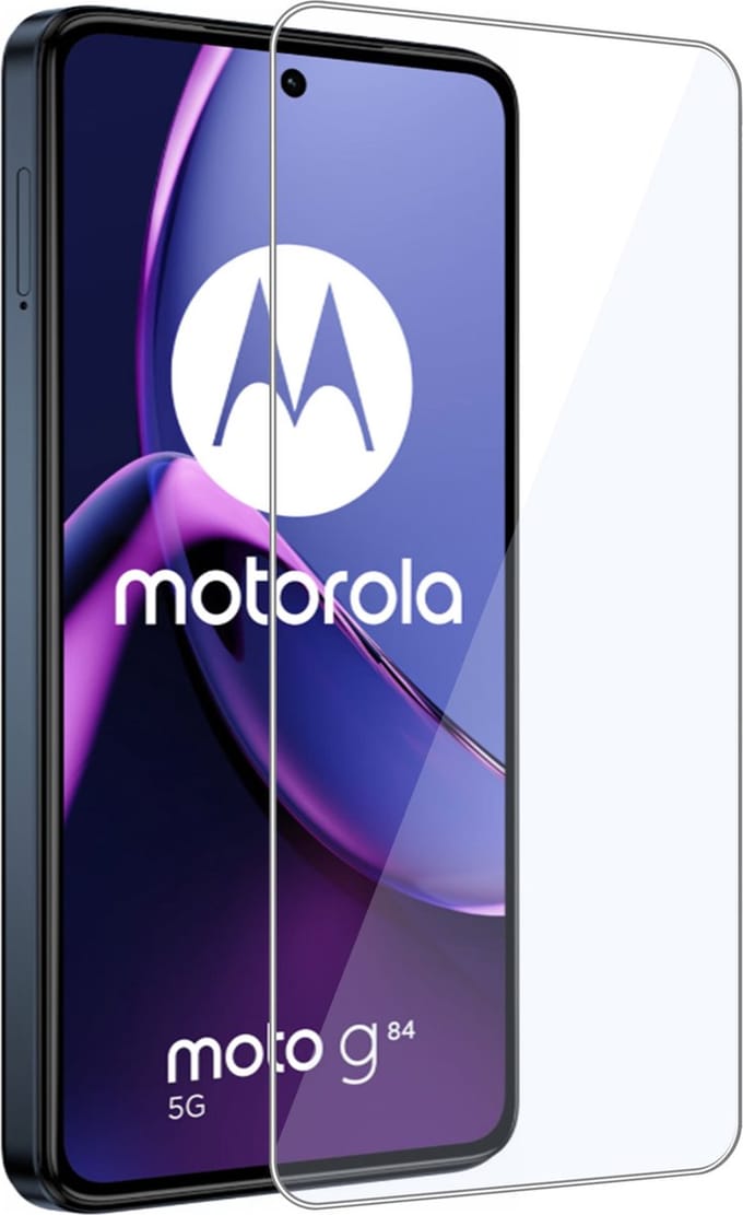 Geschikt voor Motorola Moto G84 Screenprotector - Beschermglas - GuardCover