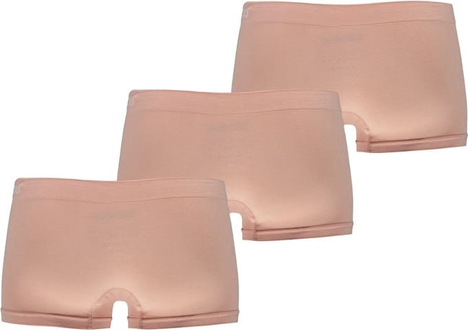 Dames Bamboe Hispter zonder naden 3 pack beige
