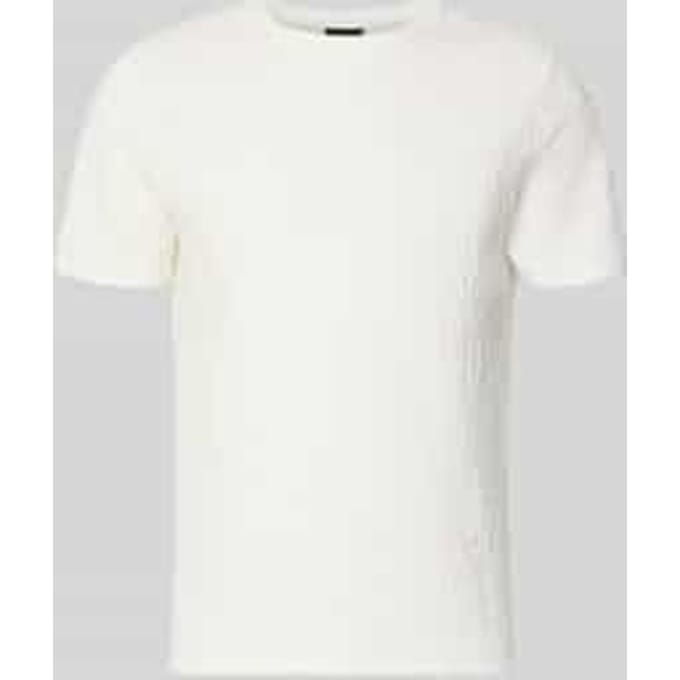 T-shirt met logomotief en ronde hals