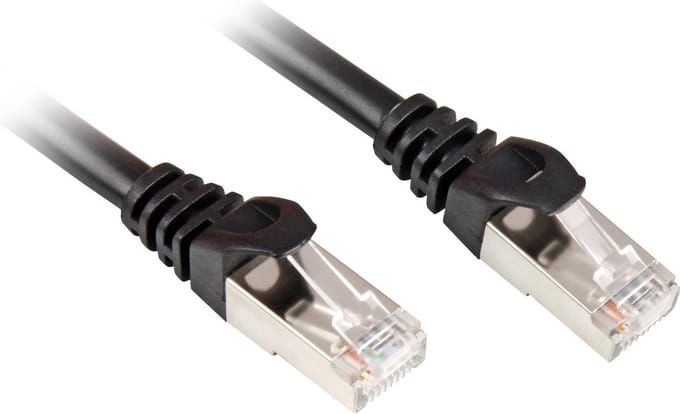 Sharkoon patch cable - black - Zwart