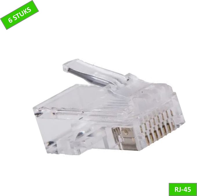 Q-link UTP stekker RJ-45 - 6 STUKS