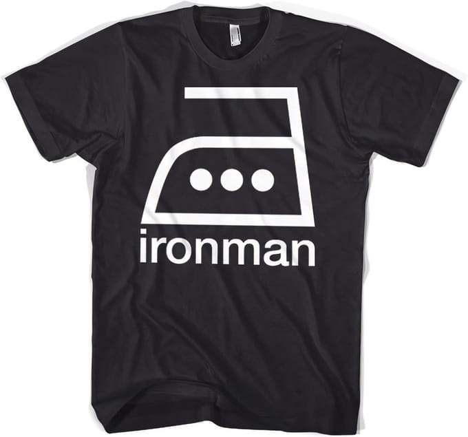 Hybris Ironman T-shirt zwart