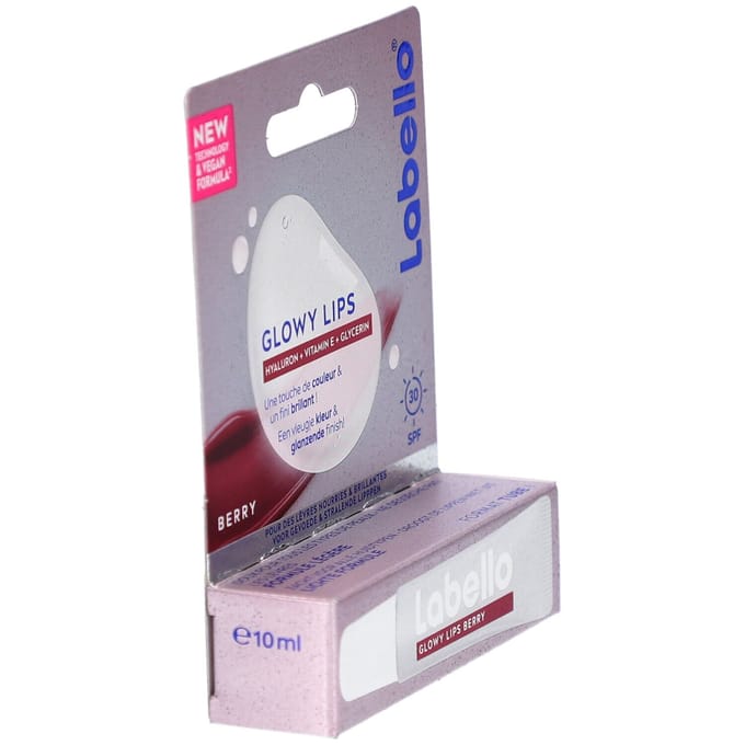 Labello Lippenbalsem Glowy Lips Berry Tube met SPF30 10 ml