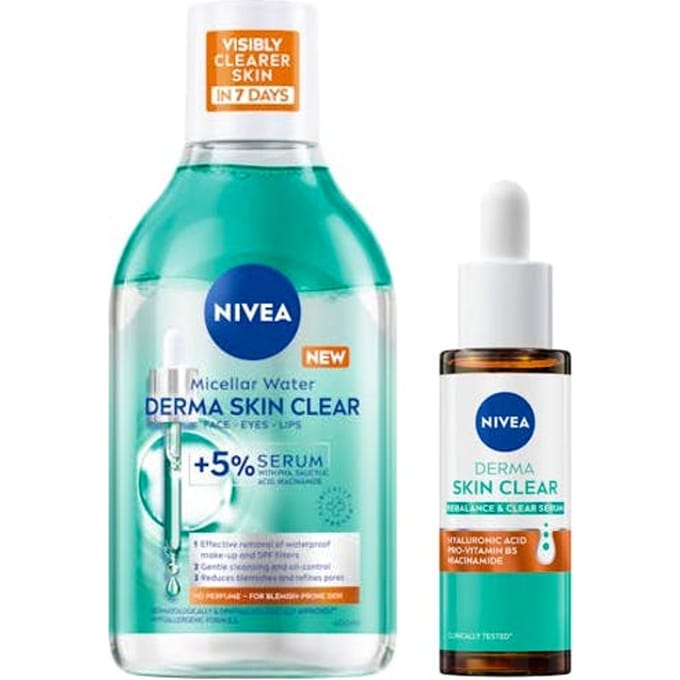 Nivea DERMA Skin Clear Serum-Infused Micellar Water 400ml