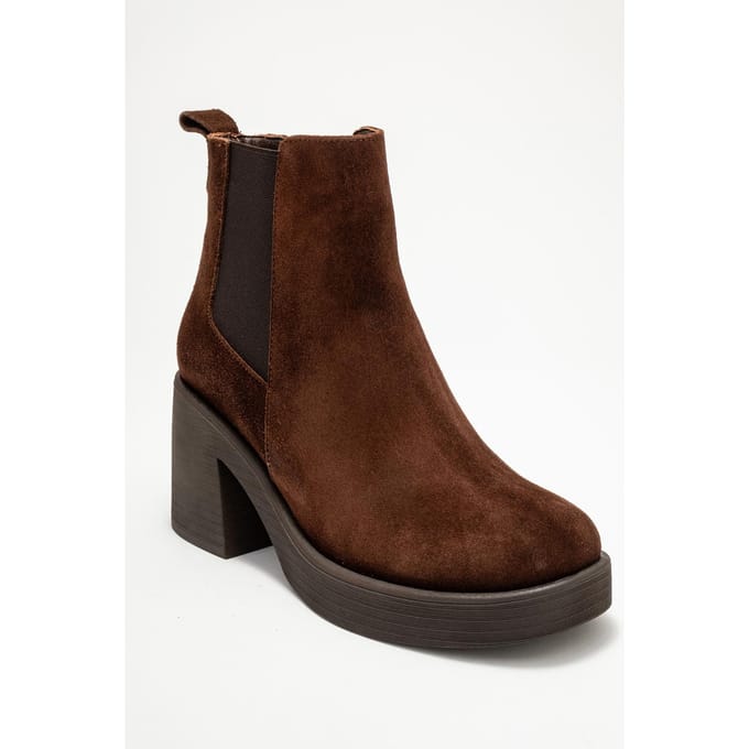 Lysa Leren Platform Laars