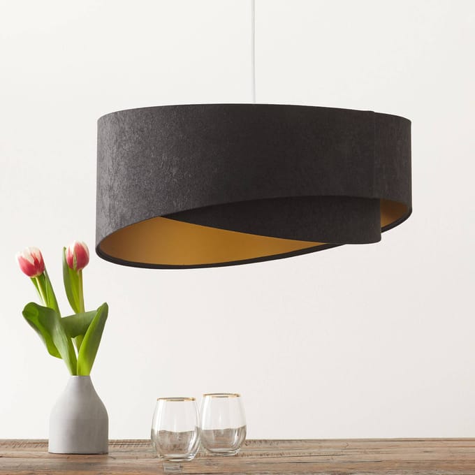 Maco Design Asymmetrische hanglamp Emi 2-kleurig
