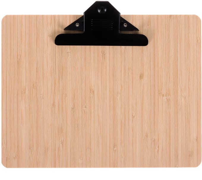 Europel Klembord - Clipboard - Bamboe - A4 liggend - 29,7 x 21 cm - 1 stuk