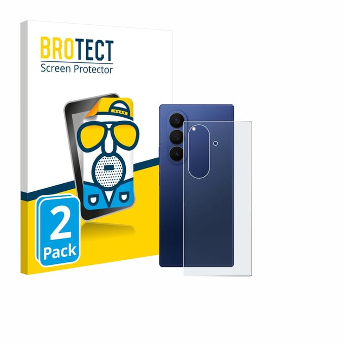 BROTECT - Screenprotector voor Samsung Galaxy Z Fold 7 (Achterkant) - Folie Beschermfolie matte 2 Stuks
