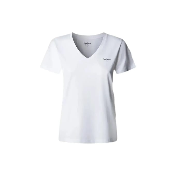 Dames-T-shirt met V-hals Pepe Jeans Mae