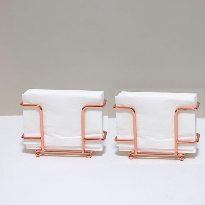 1 support vertical pour serviettes en papier, style fer, style ferme Pack of 1 beige