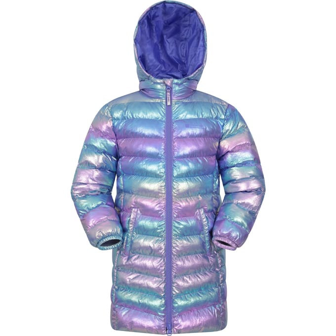 Mountain Warehouse Kinder/Kinder Florence Longline gewatteerd jack (Iriserende)