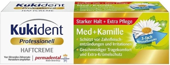 Kukident Kleefpasta Professional Mint+Kamille - 40g