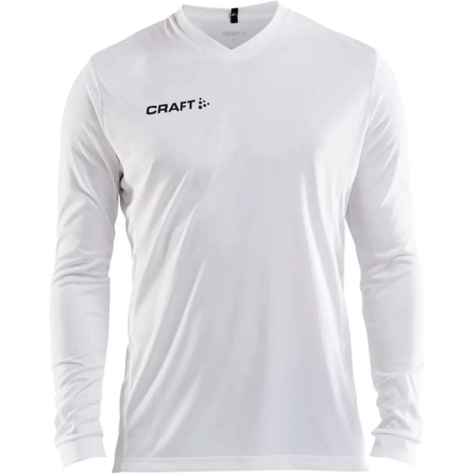 Craft Squad Jersey Solid LS M 1906884 - White - XS