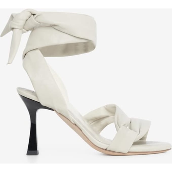 IRO Paris Dydleen Drape Oyster Grey Maat: 39 | Sandalen Outlet | Dames | Wit