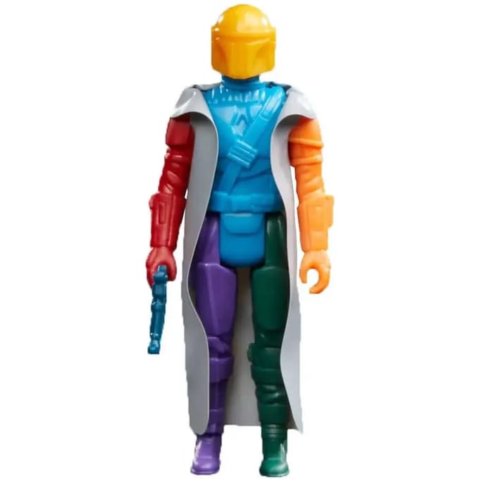 Verzamelaarsbeeldje Hasbro Star Wars The Mandalorian Retro