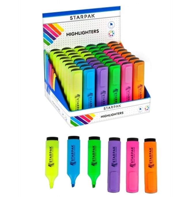 Starpack Office Water Based Vivid Ink Marker Geel - Waterbasis - 1 Stuk