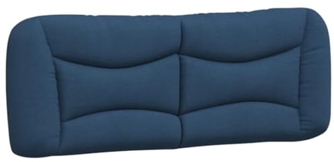 Hoofdkussen voor hoofdeinde 140 cm - Blauw - Comfortabel en Duurzaam