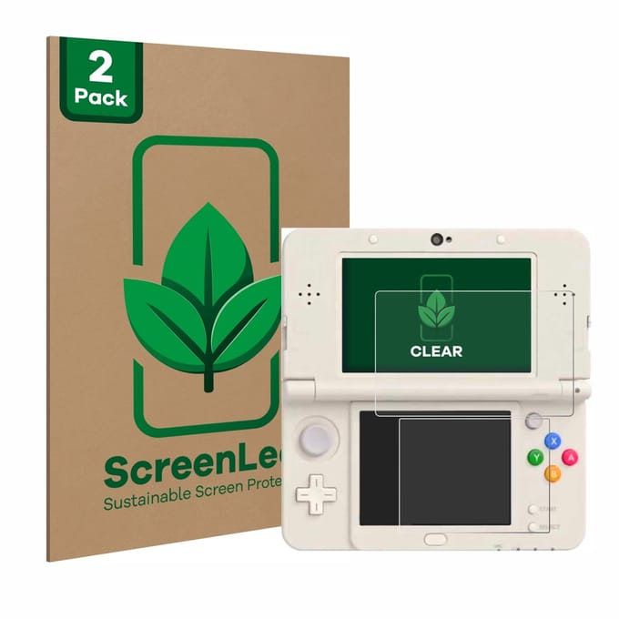 2 Stuks Screenprotector voor Nintendo New 3DS - Hoogwaardige Beschermfolie transparant