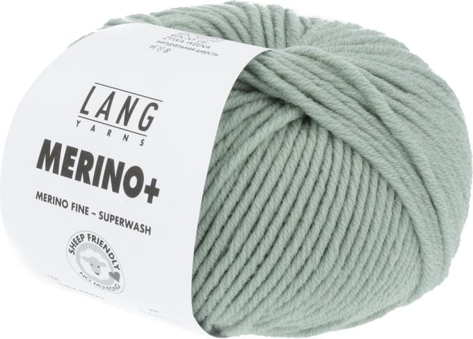 Lang Yarns Merino Plus - 92 zeegroen - Merinowol Garen
