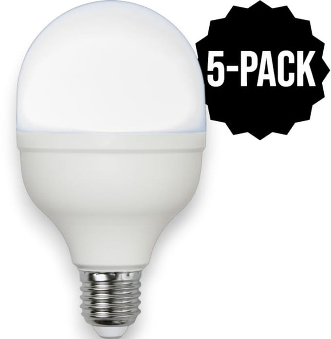 5-Pack | Staaflamp - E27 - 20W - Daglicht - 6000K - Opaal