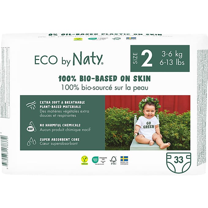 Naty Luiers: Maat 2 3-6 kg 33 stuks
