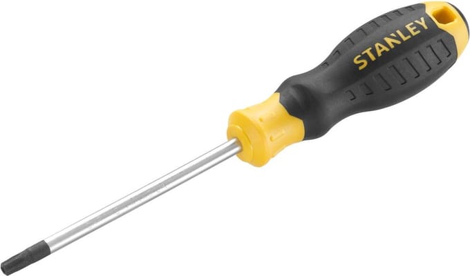 Stanley - Cushiongrip Schroevendraaier Torx TT30 x 100mm - Schroevendraaier - Schroevendraaiers en Boren - 1 Stuk(s)