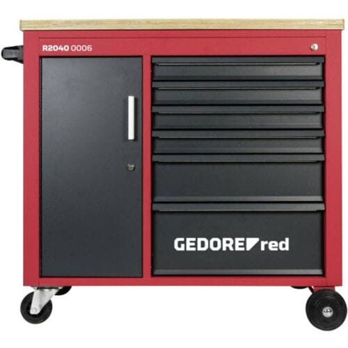 Gedore Red 3301818 Werkplaatswagen Mechanic Plus Met 6 Lades