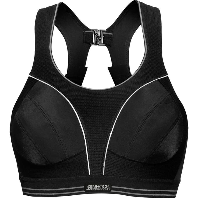 Shock Absorber   - 75E - Ultimate Run Sportbeha Dames Zwart/Zilver