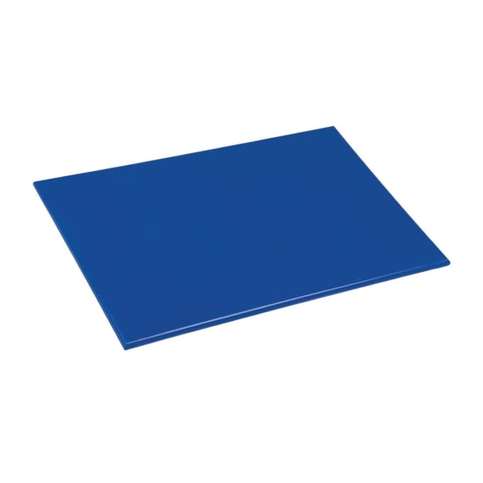 Hygiplas Antibacteriële LDPE Snijplank Blauw 450x300x10mm HC856 - Horeca